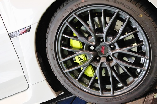 WRX STI VAB に 9.5J BBS RI-A のセットはアレコレして・・・ | 鈴鹿店